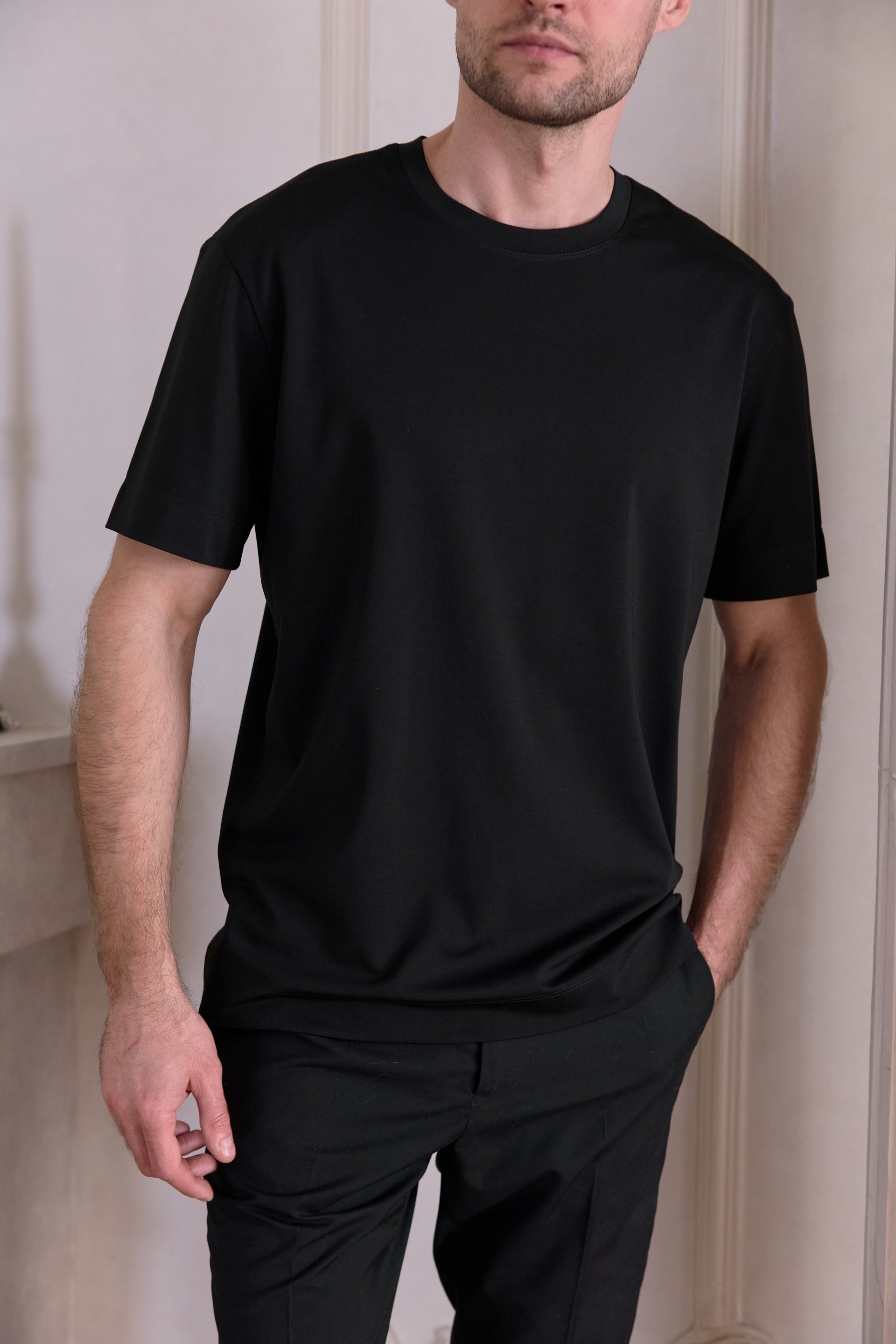 Crewneck Jersey T-Shirt