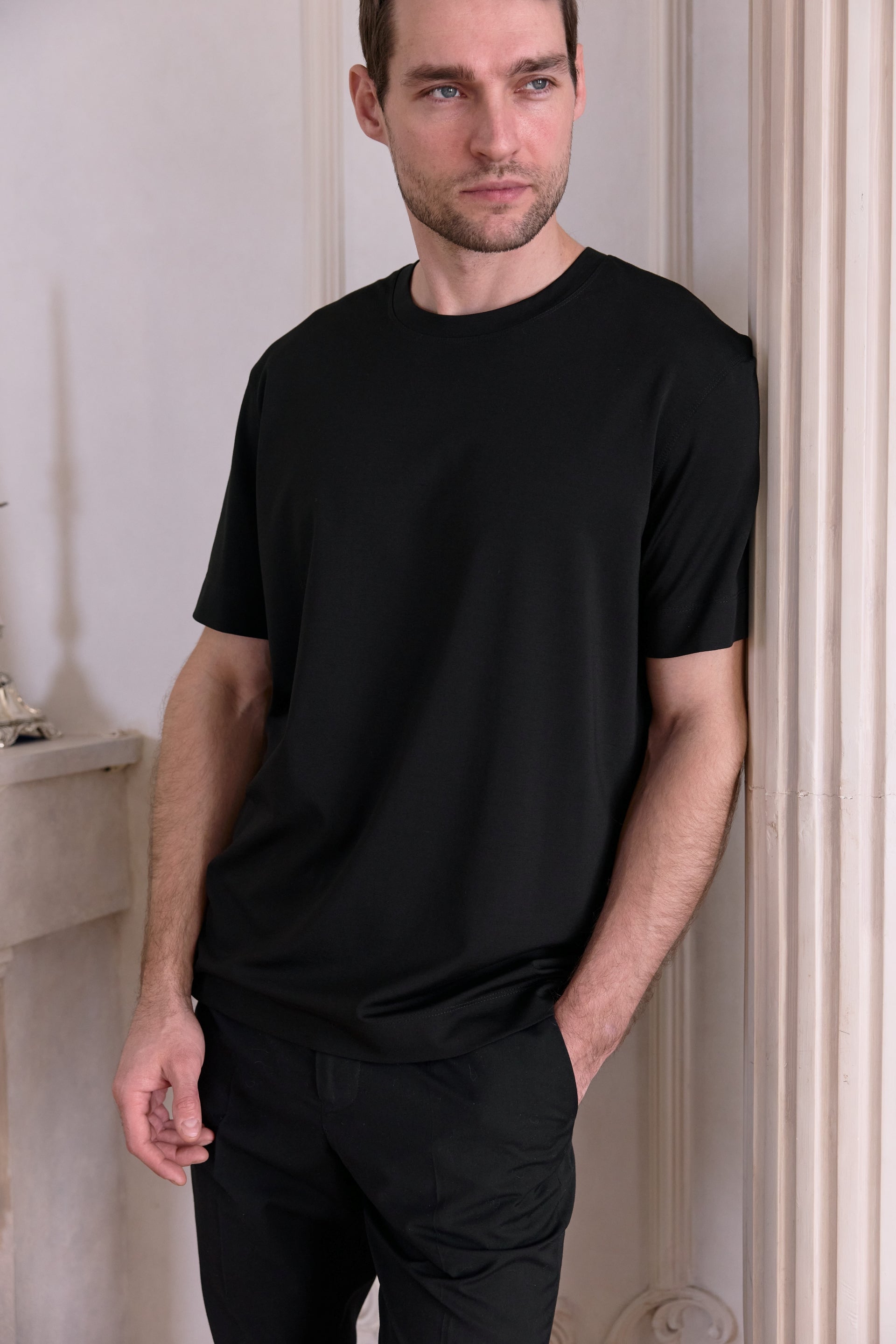 Crewneck Jersey T-Shirt