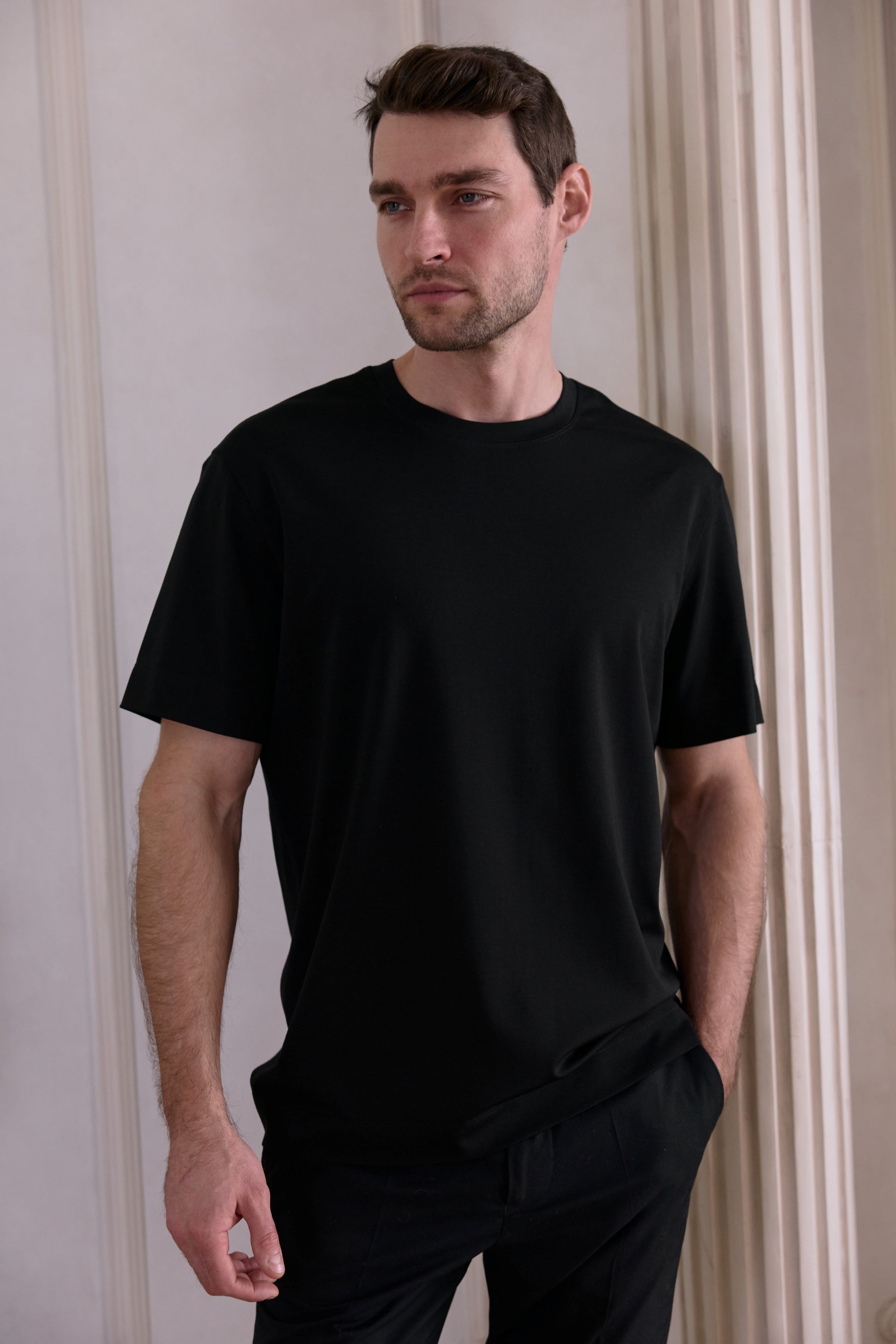 Crewneck Jersey T-Shirt