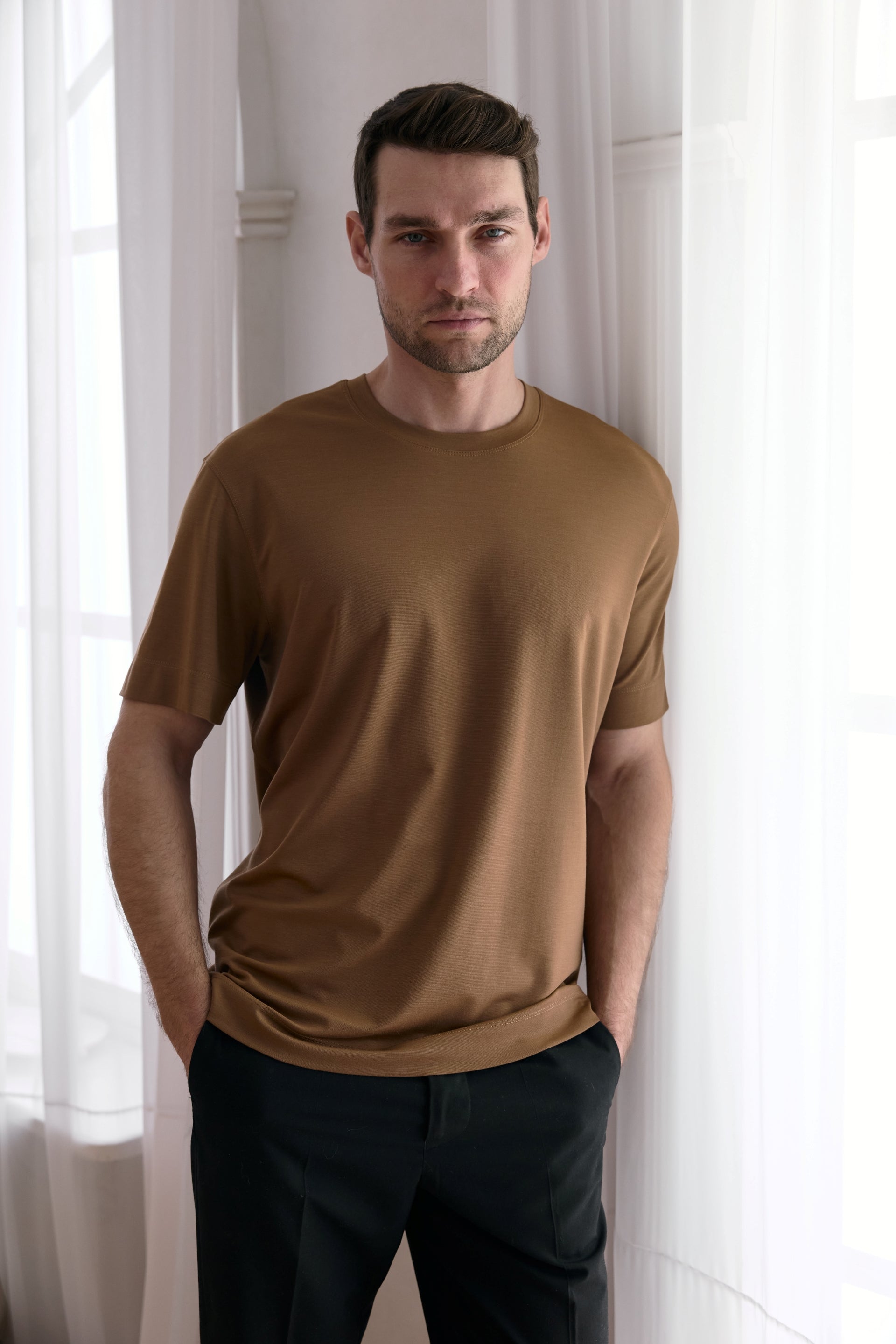 Crewneck Jersey T-Shirt